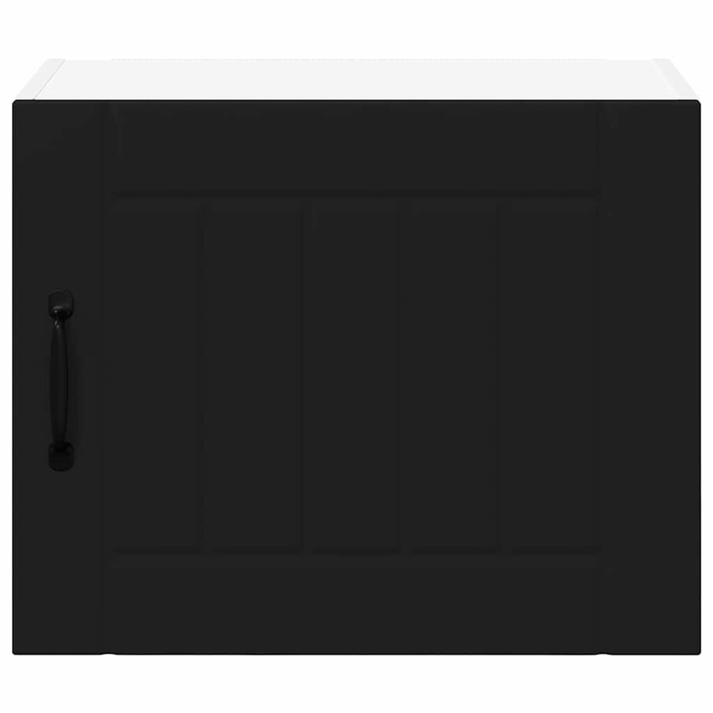 Kitchen Wall Cabinet with Shelf 2 pcs Black 50 x 31 x 40 cm