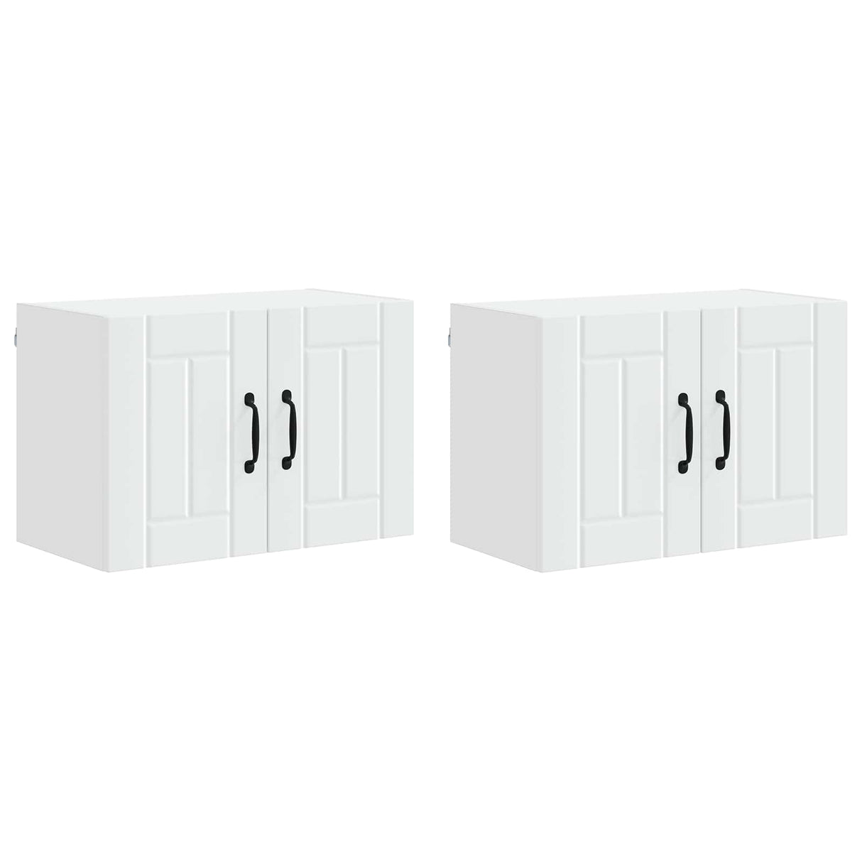 Wall Cabinet LUCCA 2 pcs White 60 x 31 x 40 cm Engineered Wood