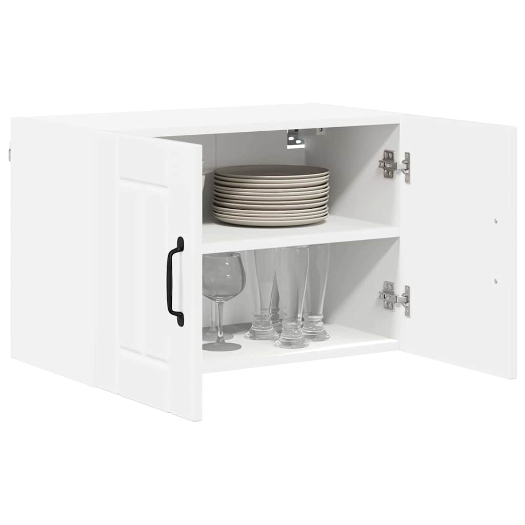 Kitchen Wall Cabinet with Door High gloss white 60 x 31 x 40 cm