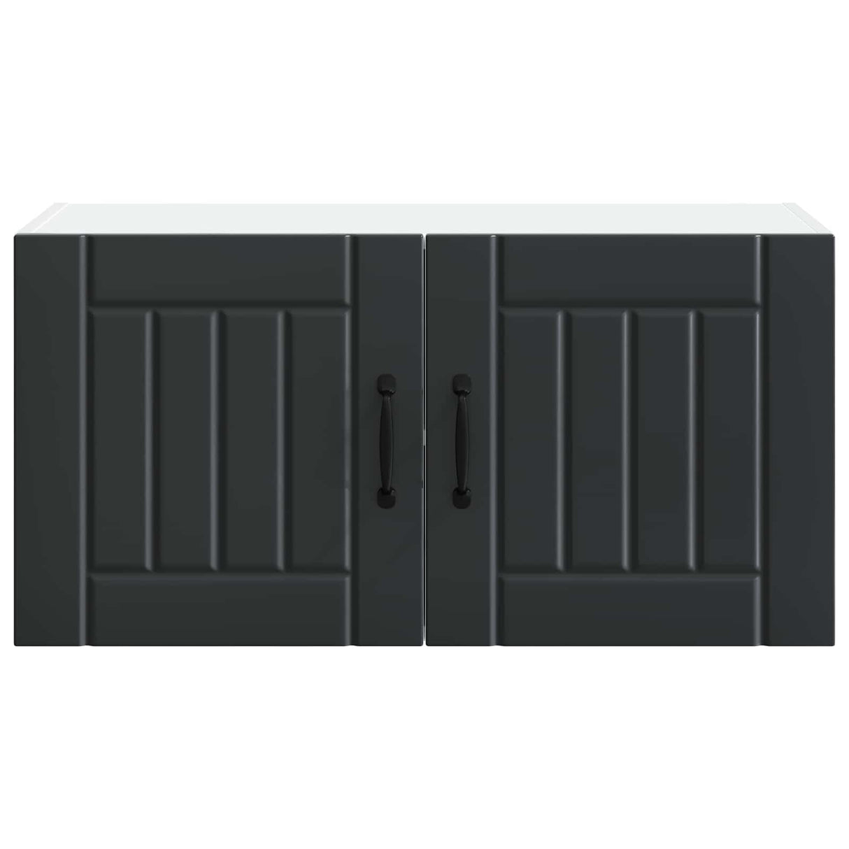 Wall Cabinet LUCCA Black 80 x 31 x 40 cm Engineered Wood