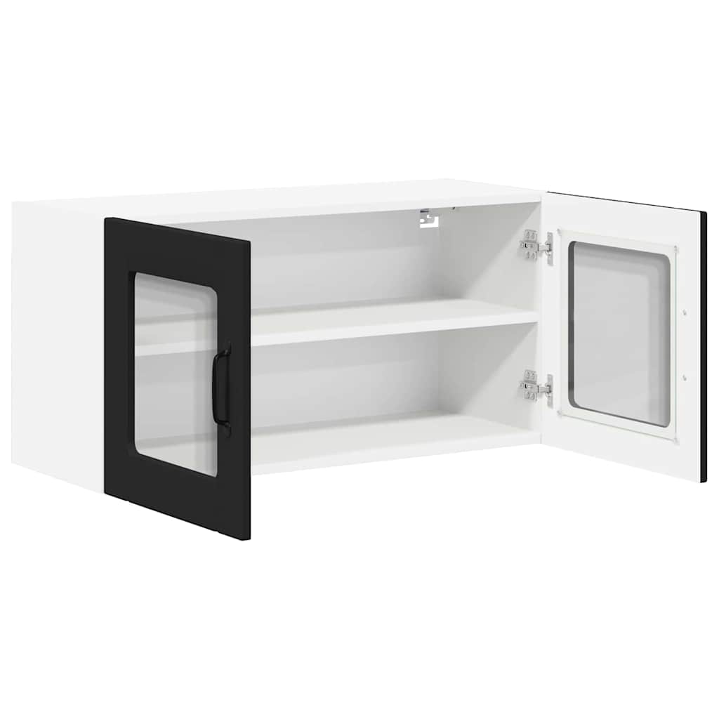 Kitchen Wall Cabinet Black 80 x 31 x 40 cm Engineered Wood