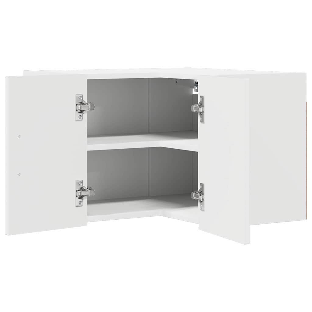 Kitchen Wall Cabinet High Gloss White 57 x 57 x 40 cm