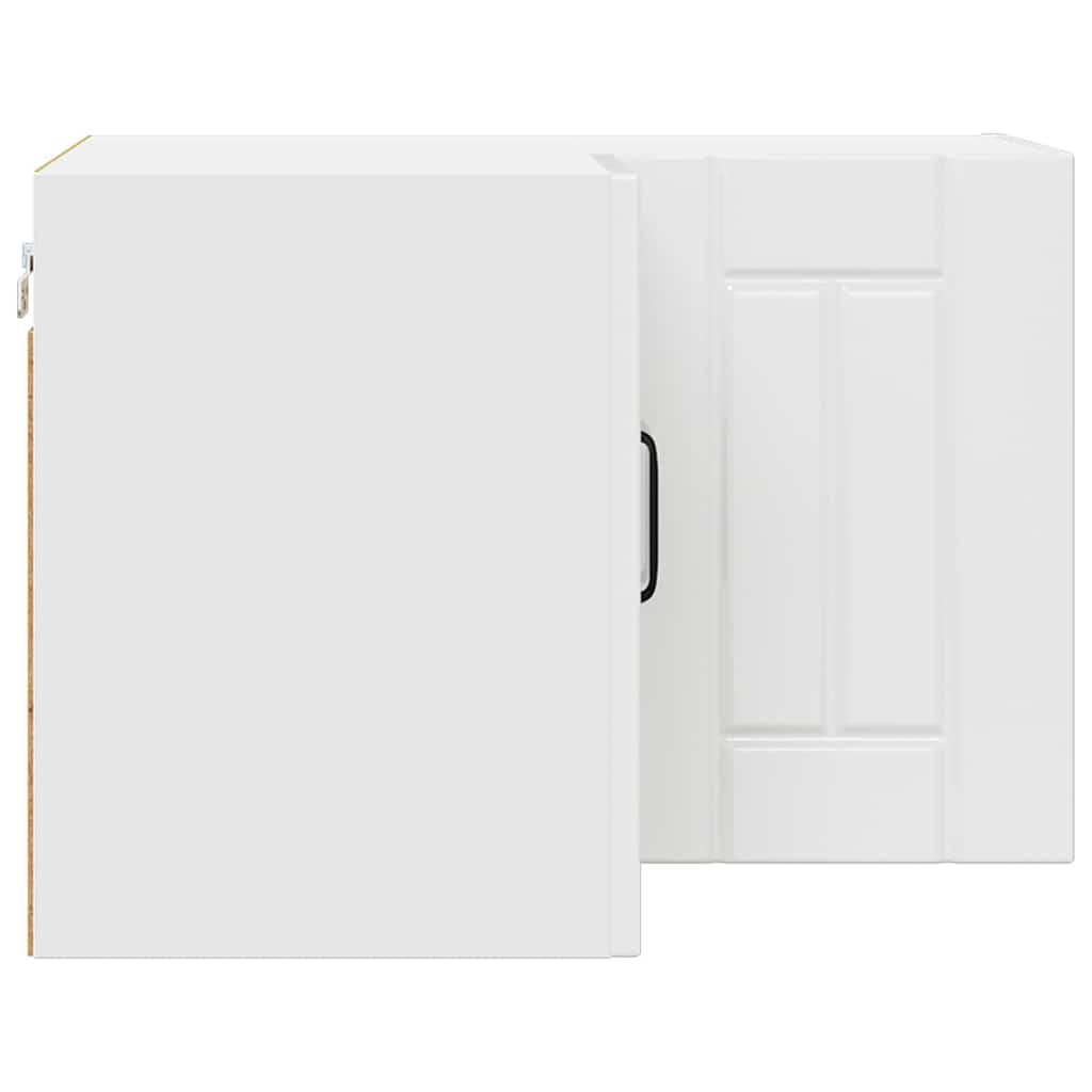 Kitchen Wall Cabinet High Gloss White 57 x 57 x 40 cm