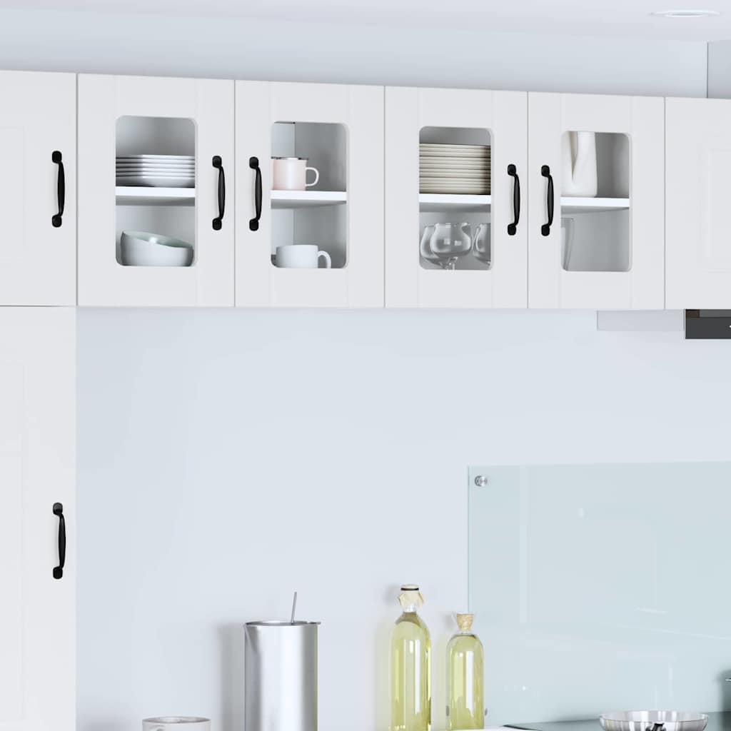 Kitchen Wall Cabinet with Shelf 2 pcs White 60 x 31 x 40 cm