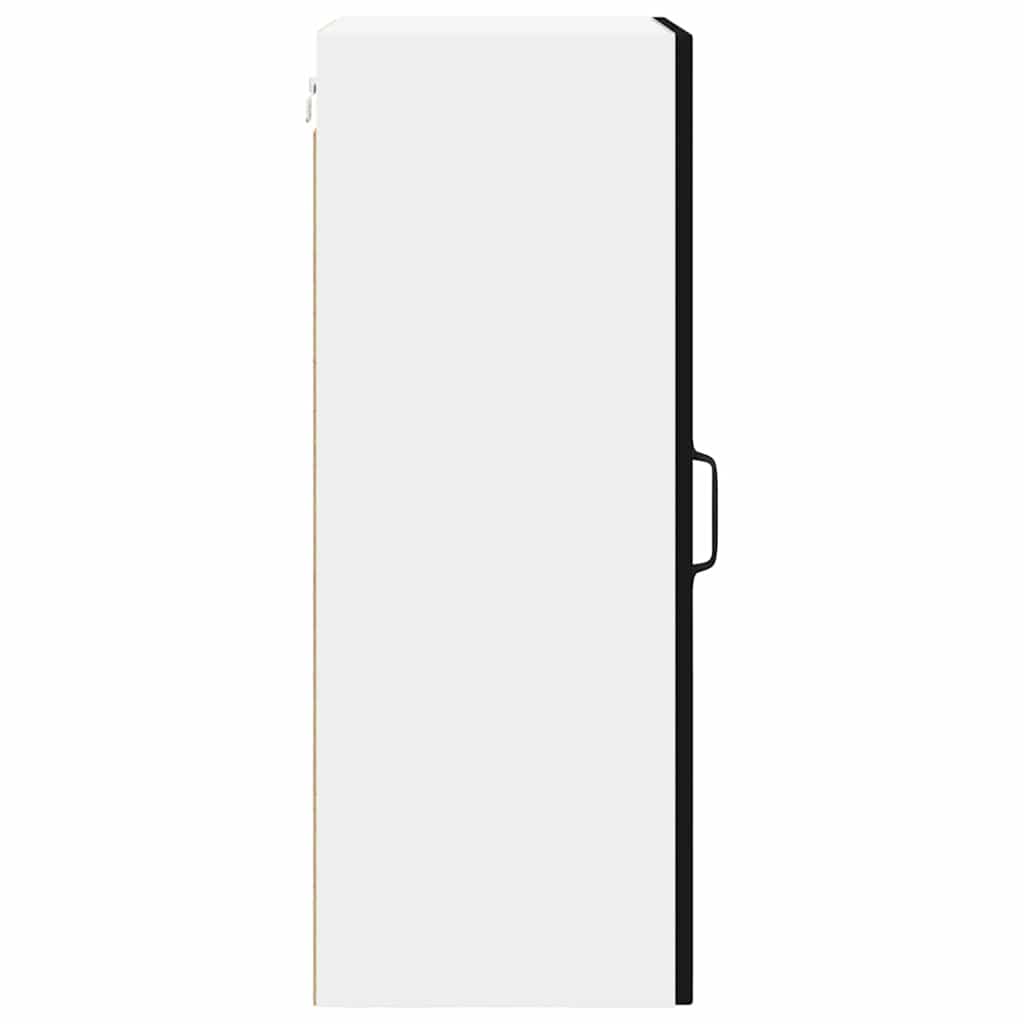 Kitchen Wall Cabinet with Shelf 2 pcs Black 40 x 31 x 80 cm