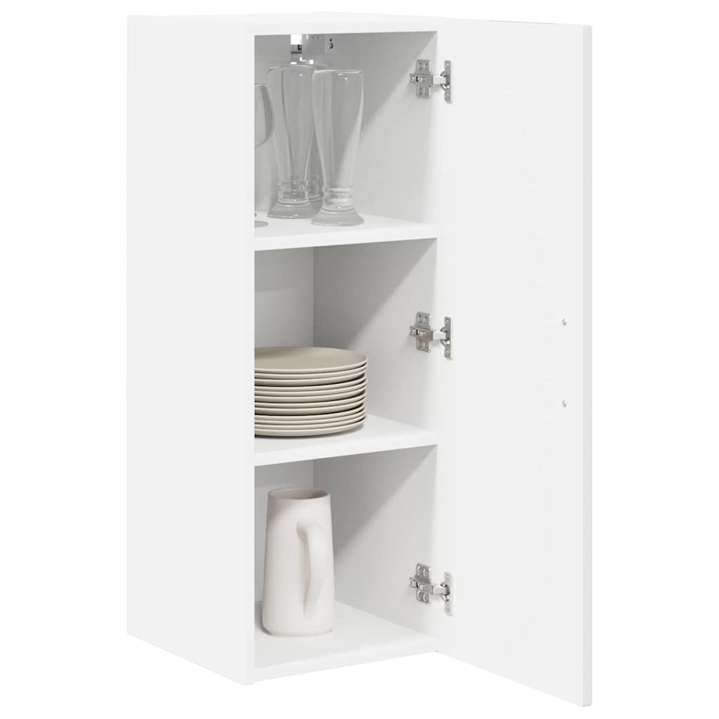 Kitchen Wall Cabinet High Gloss White 30 x 31 x 80 cm