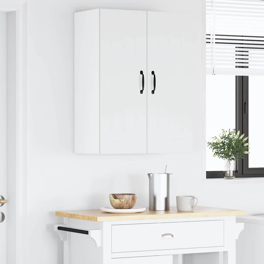 Kitchen Wall Cabinet 2 pcs High Gloss White 30 x 31 x 80 cm