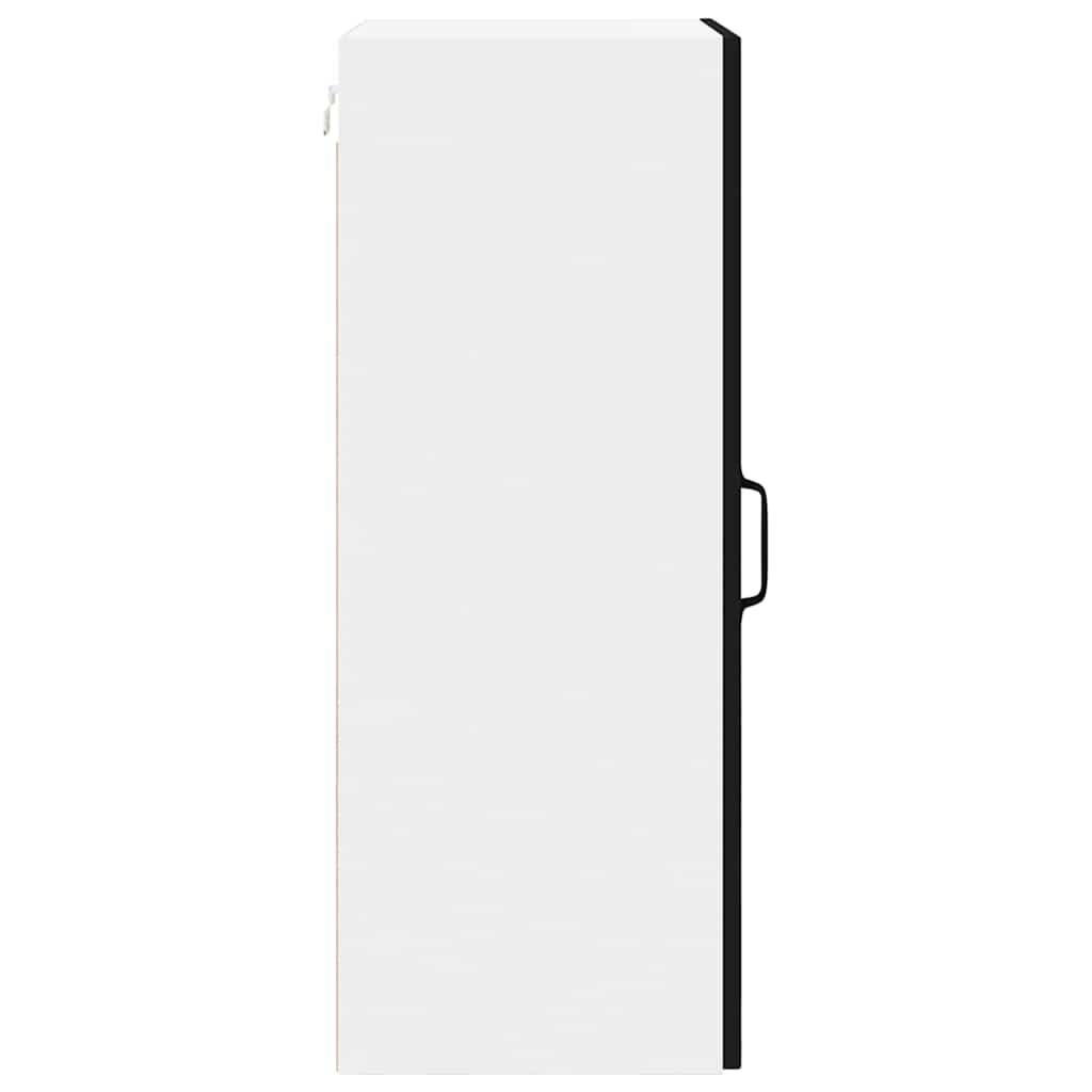 Kitchen Wall Cabinet Black 40 x 31 x 80 cm Engineered Wood