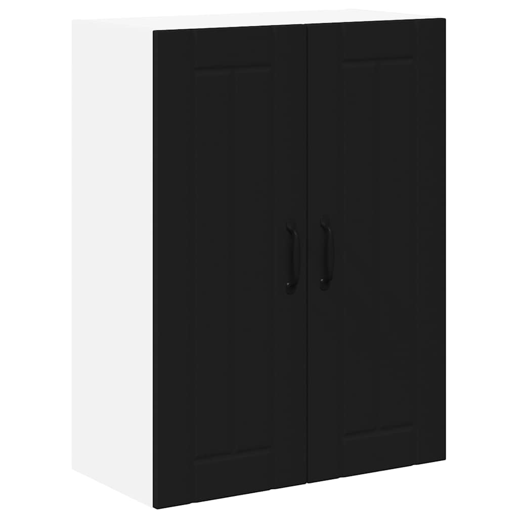 Kitchen Wall Cabinet Black 60 x 31 x 80 cm Engineered Wood