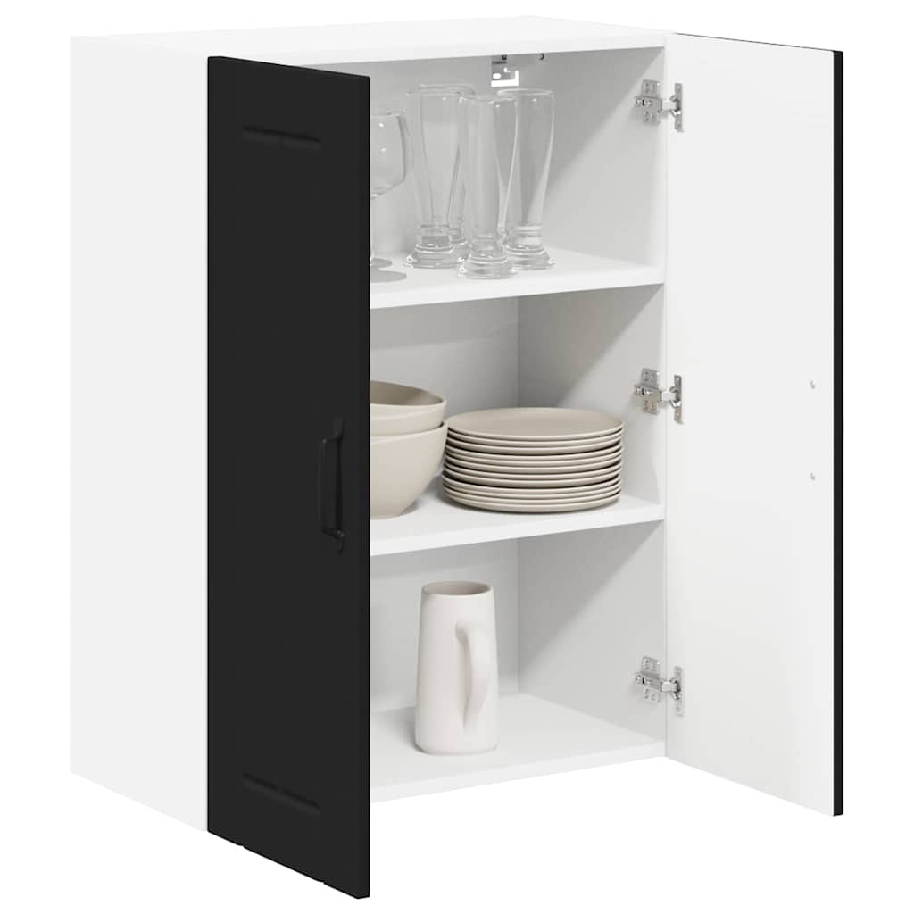 Kitchen Wall Cabinet Black 60 x 31 x 80 cm Engineered Wood