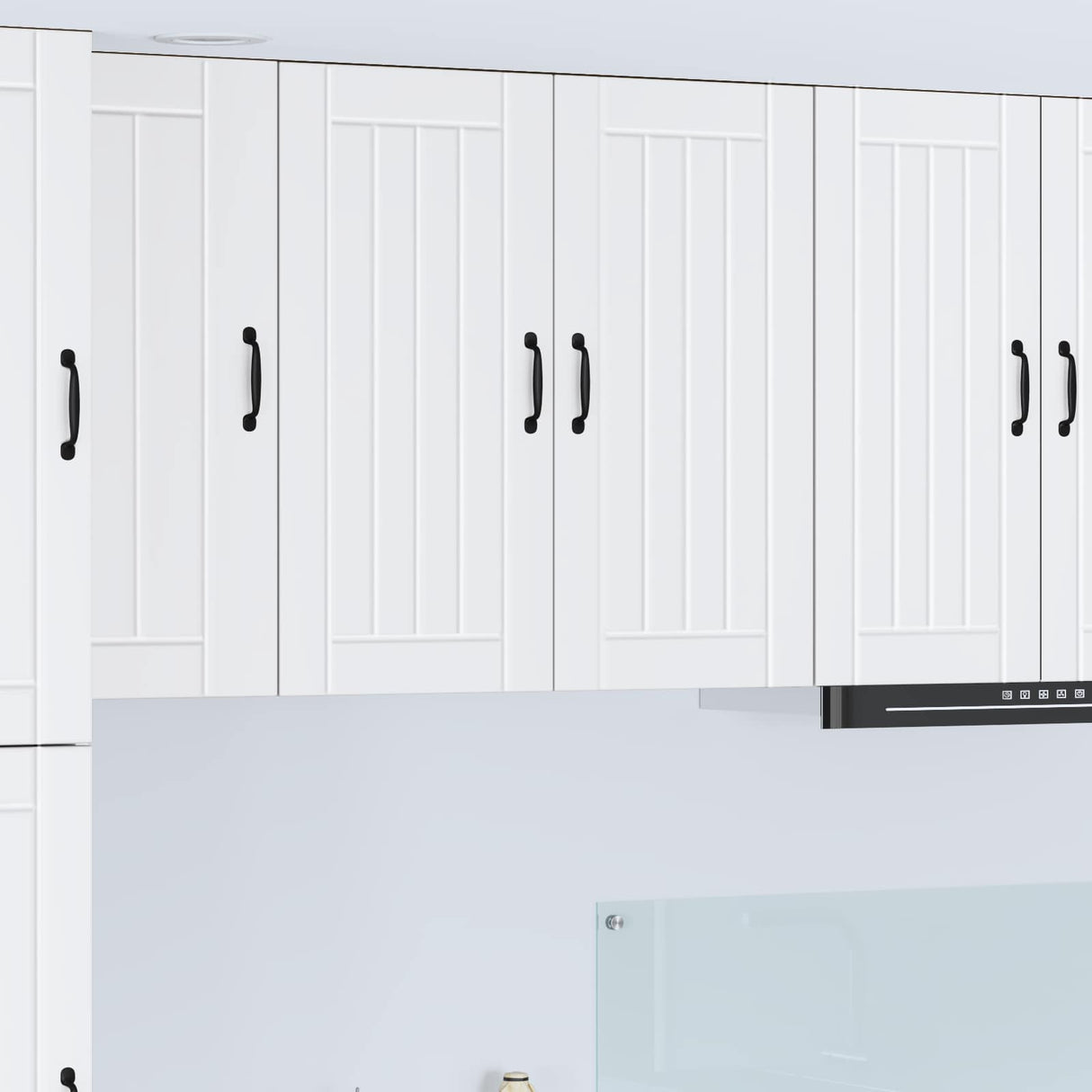 Wall Cabinet LUCCA White 80 x 31 x 80 cm Engineered Wood