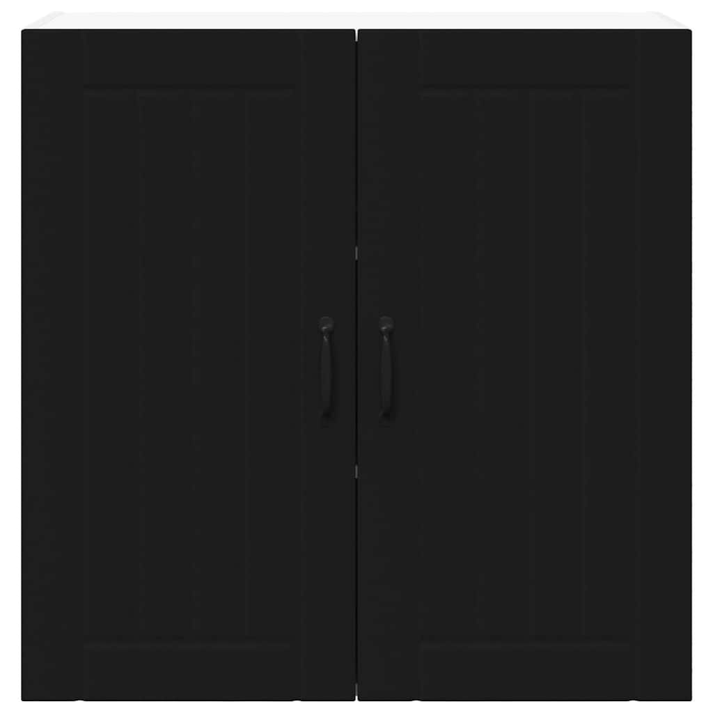 Kitchen Wall Cabinet Black 80 x 31 x 80 cm Engineered Wood