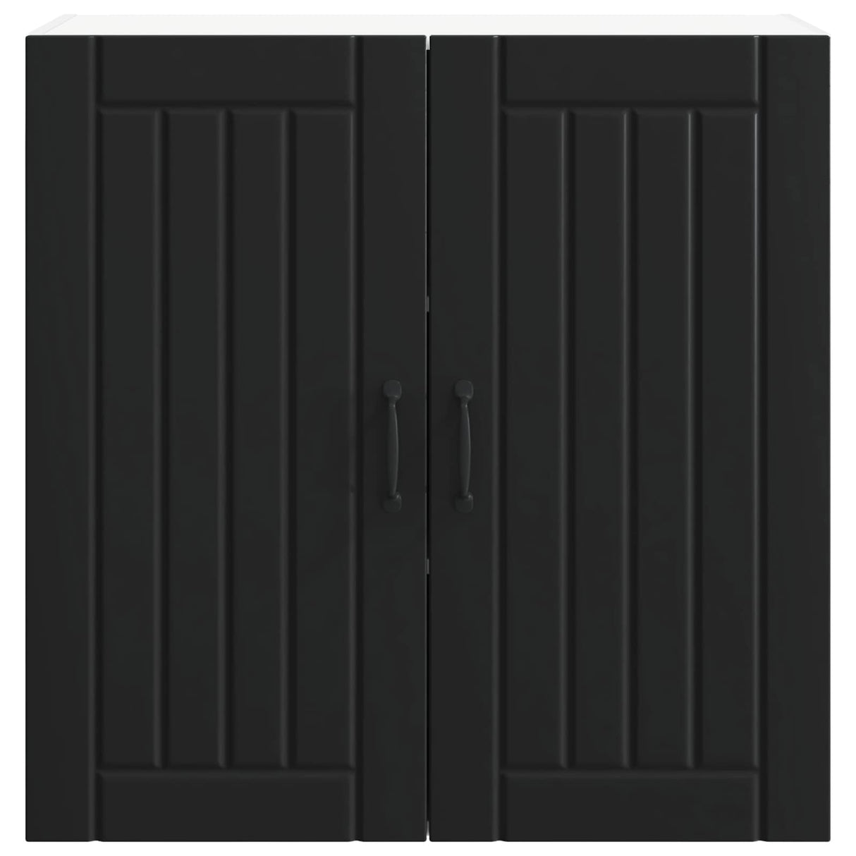 Wall Cabinet LUCCA Black 80 x 31 x 80 cm Engineered Wood