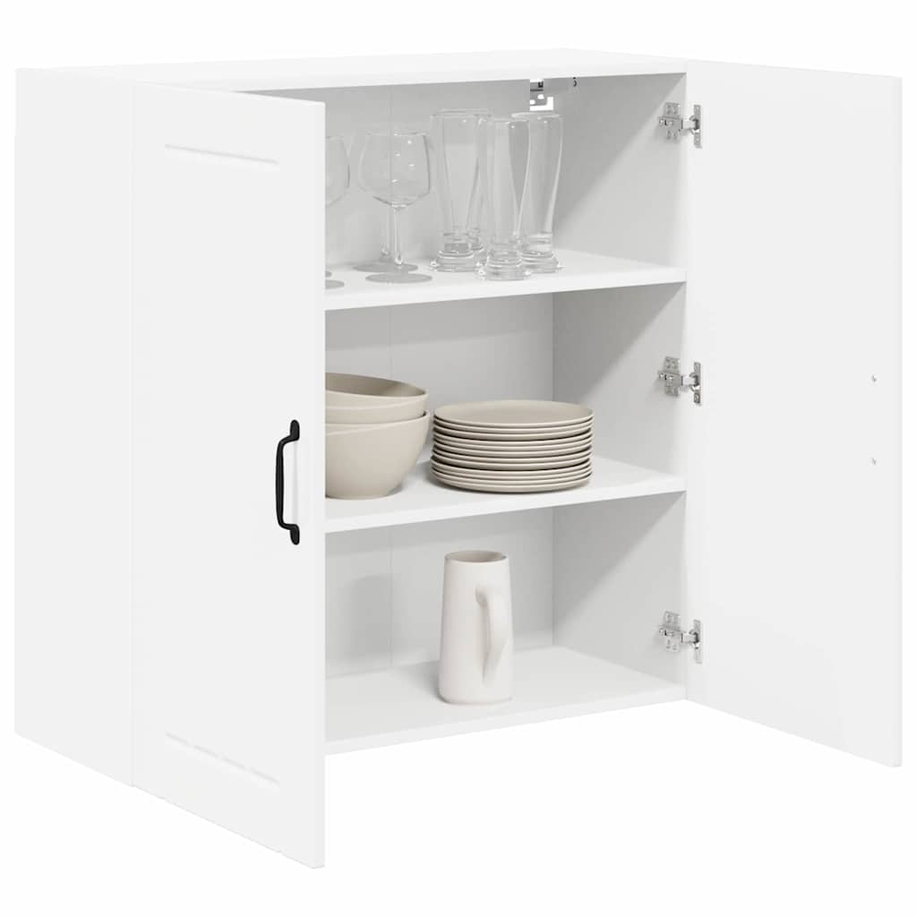 Kitchen Wall Cabinet High Gloss White 80 x 31 x 80 cm