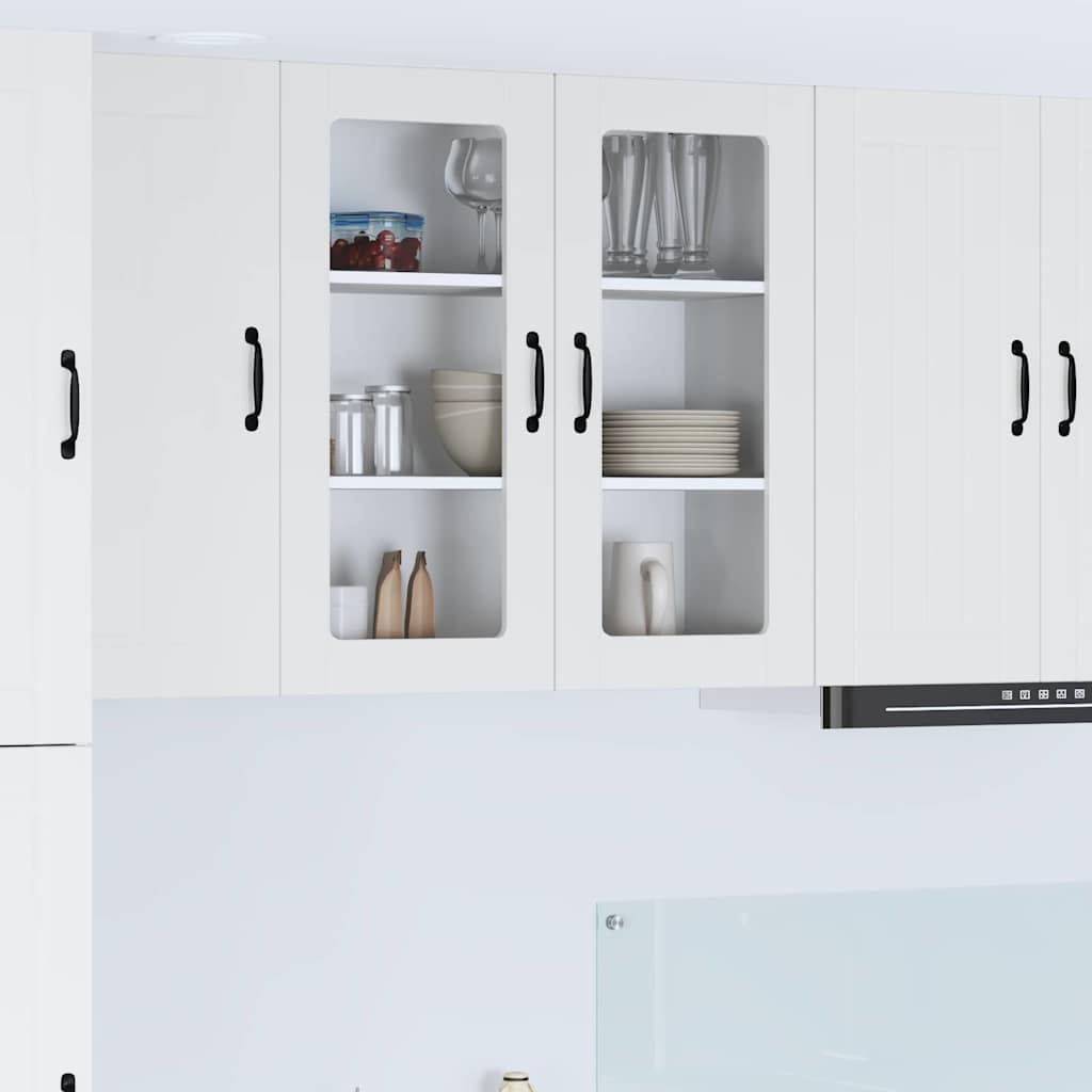 Kitchen Wall Cabinet White 80 x 31 x 80 cm Engineered Wood