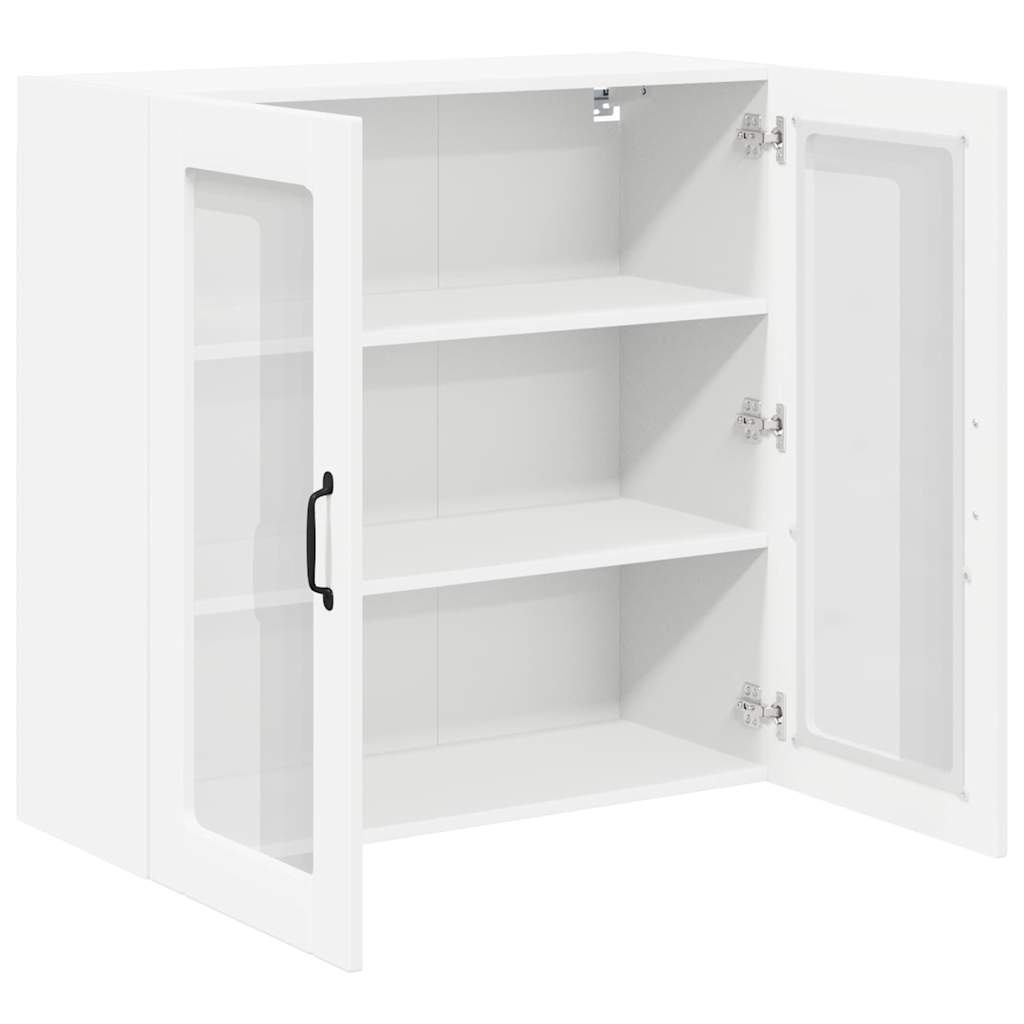 Kitchen Wall Cabinet White 80 x 31 x 80 cm Engineered Wood