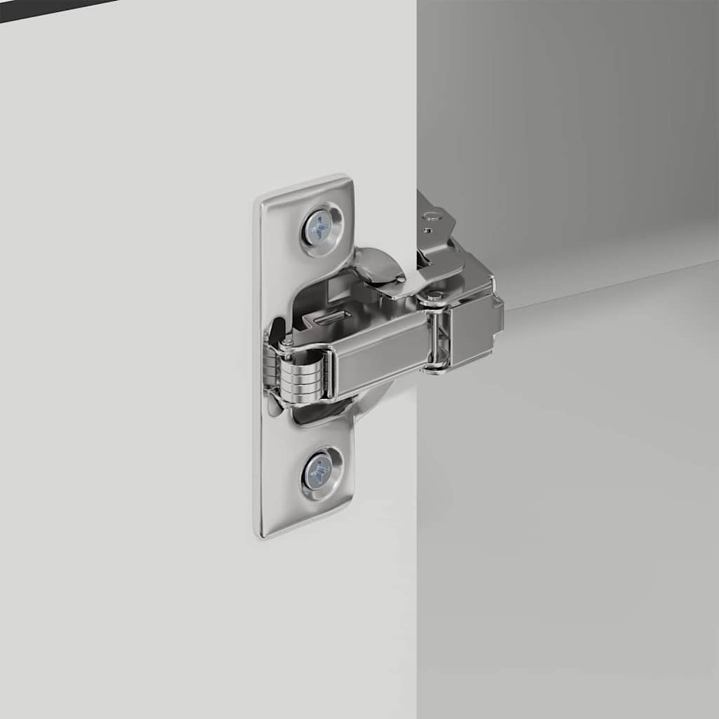 Kitchen Wall Cabinet Black 57 x 57 x 80 cm Engineered Wood