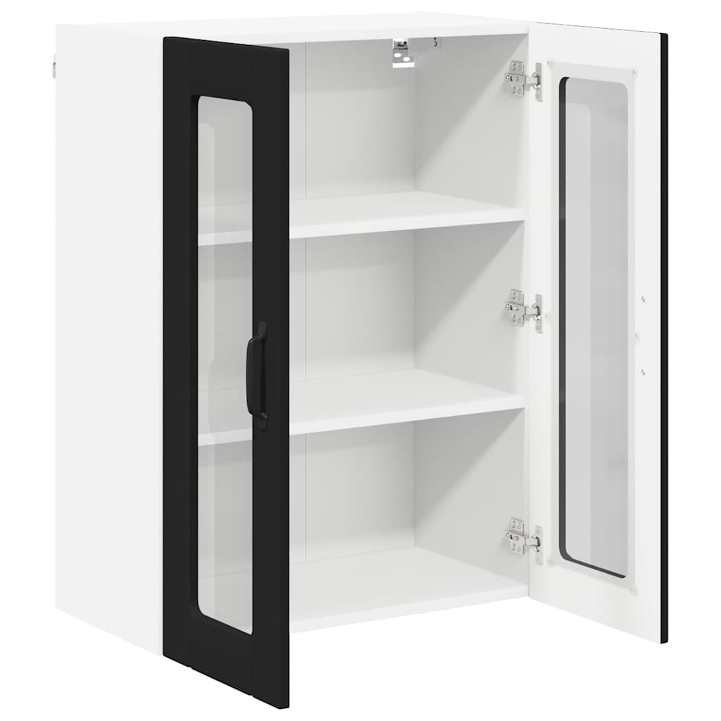 Kitchen Wall Cabinet Black 60 x 31 x 80 cm Engineered Wood