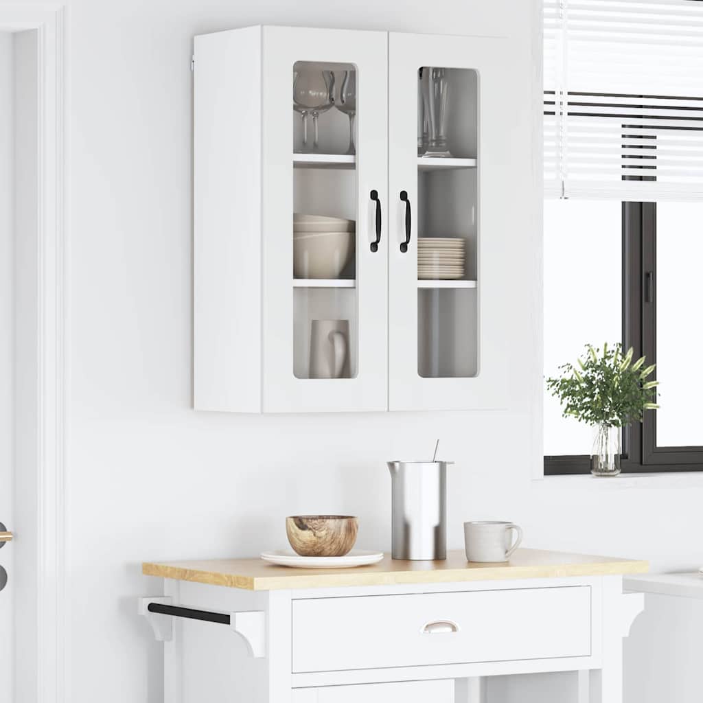 Kitchen Wall Cabinet High Gloss White 60 x 31 x 80 cm