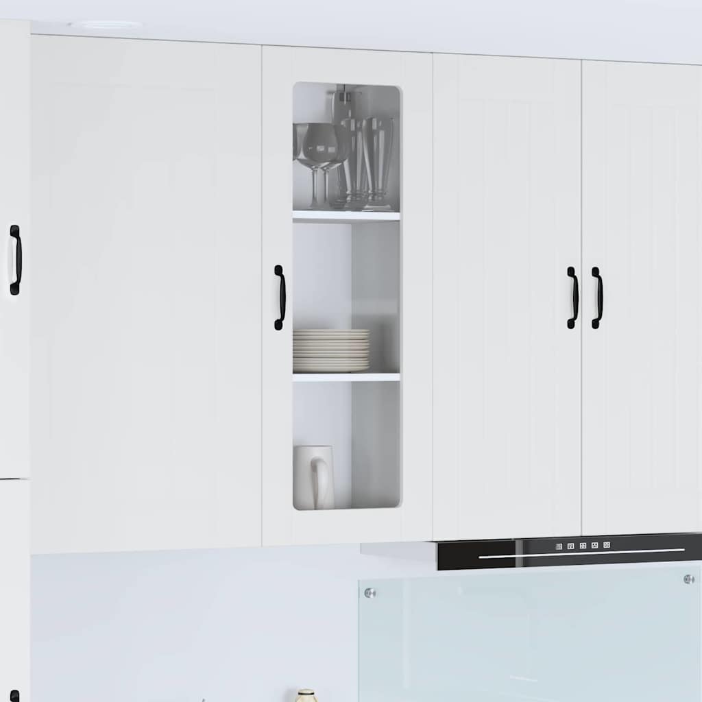 Kitchen Wall Cabinet High Gloss White 40 x 31 x 100 cm