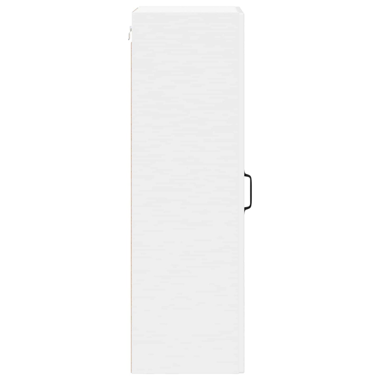 Wall Glass Cabinet LUCCA High Gloss White 40 x 31 x 100 cm