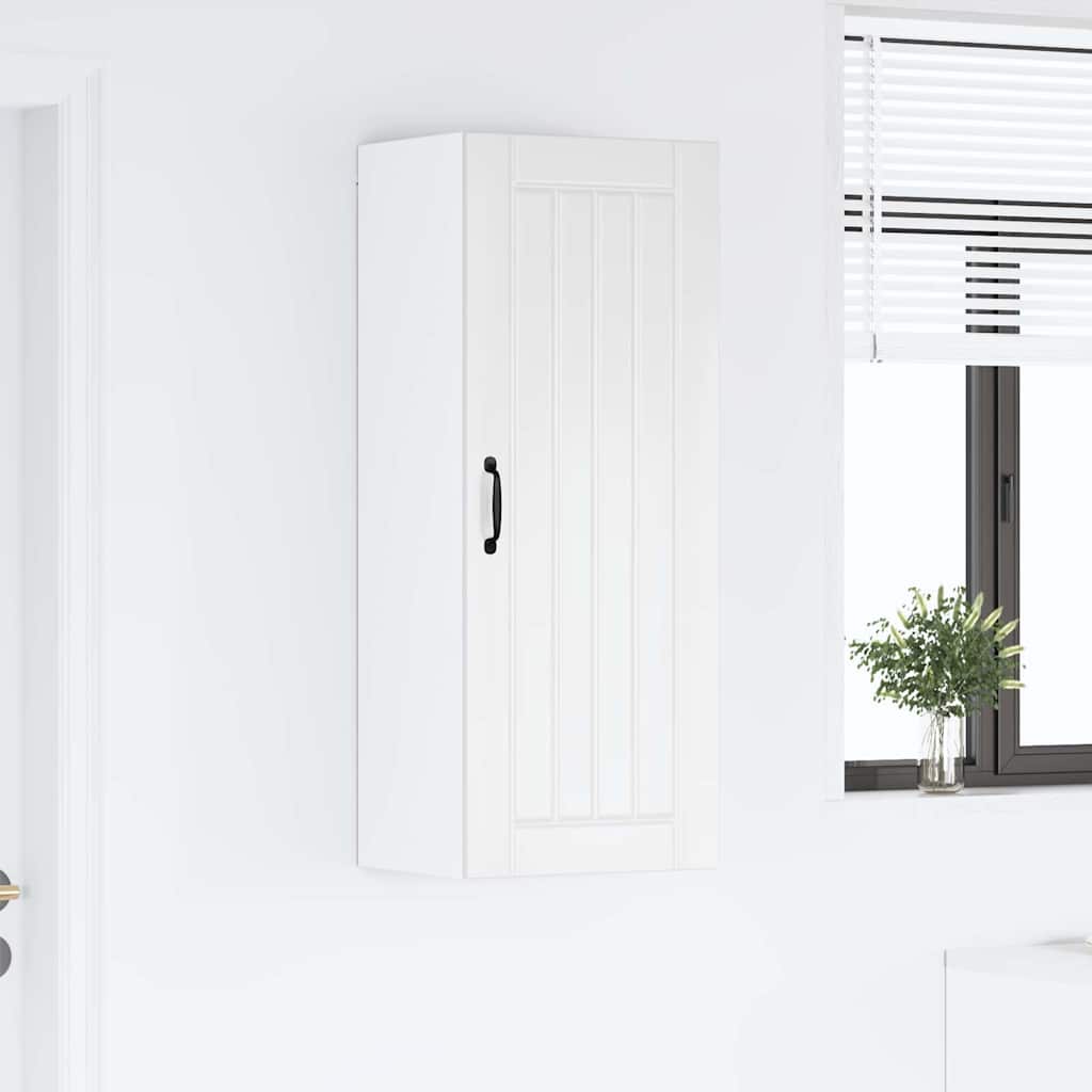 Kitchen Wall Cabinet High Gloss White 40 x 31 x 100 cm