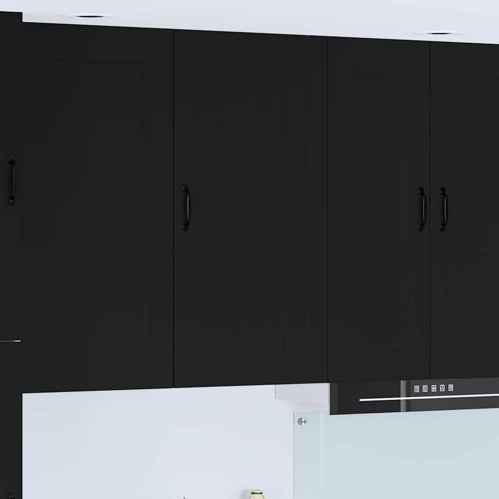 Kitchen Wall Cabinet Black 50 x 31 x 100 cm Engineered Wood