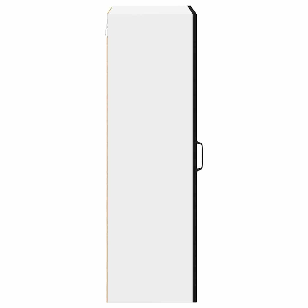 Kitchen Wall Cabinet Black 50 x 31 x 100 cm Engineered Wood