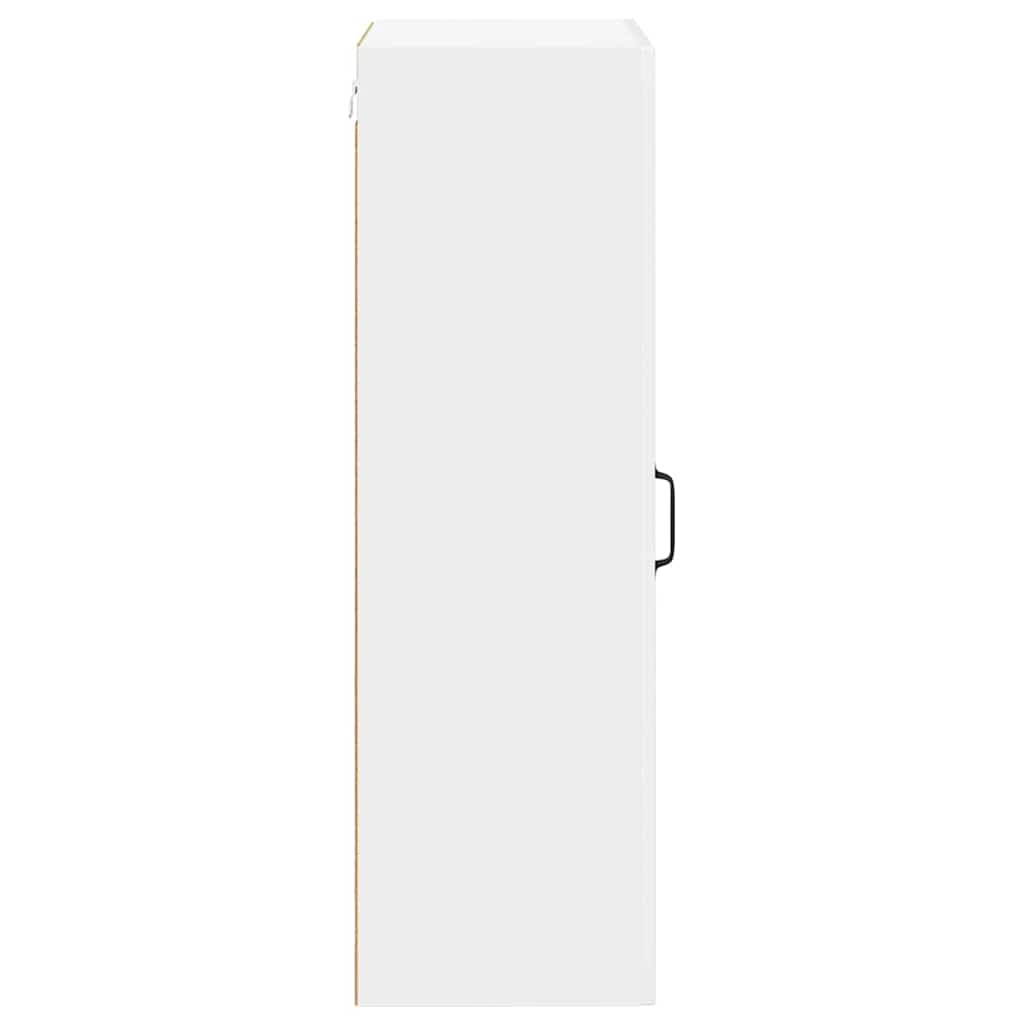 Kitchen Wall Cabinet High Gloss White 50 x 31 x 100 cm