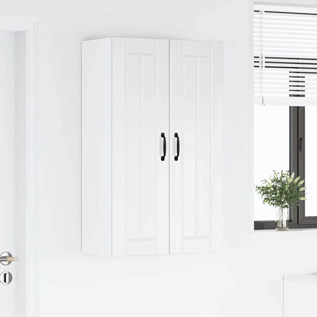 Kitchen Wall Cabinet High Gloss White 60 x 31 x 100 cm