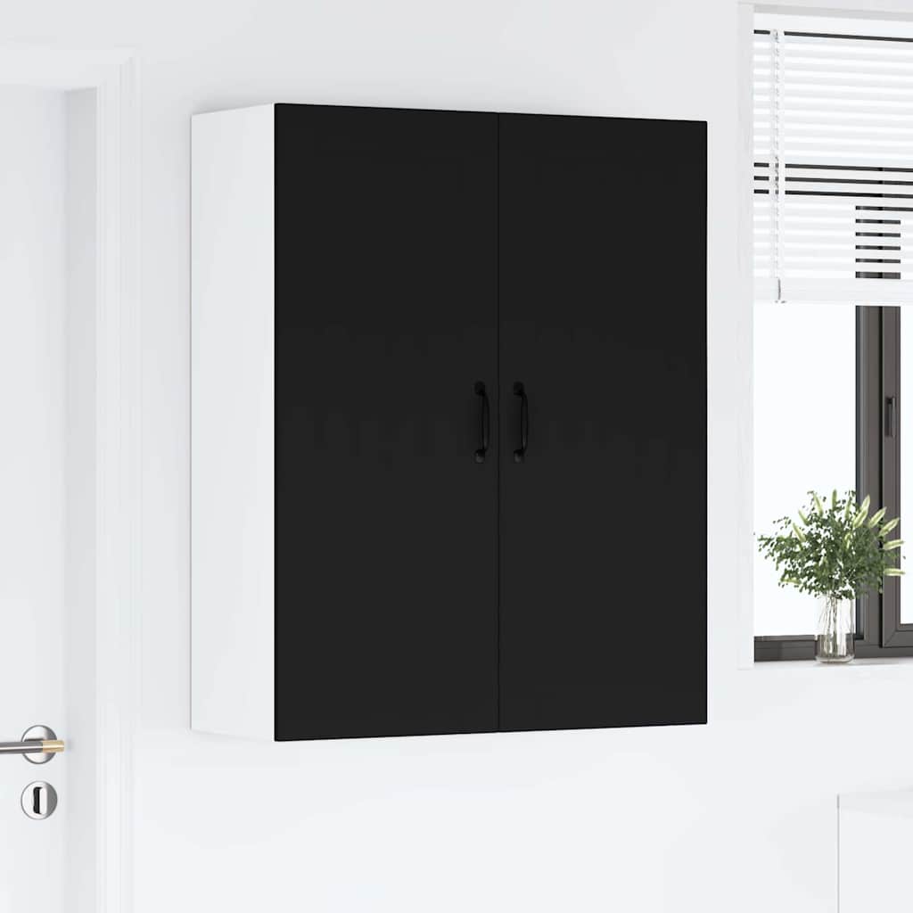 Kitchen Wall Cabinet Black 80 x 31 x 100 cm Engineered Wood