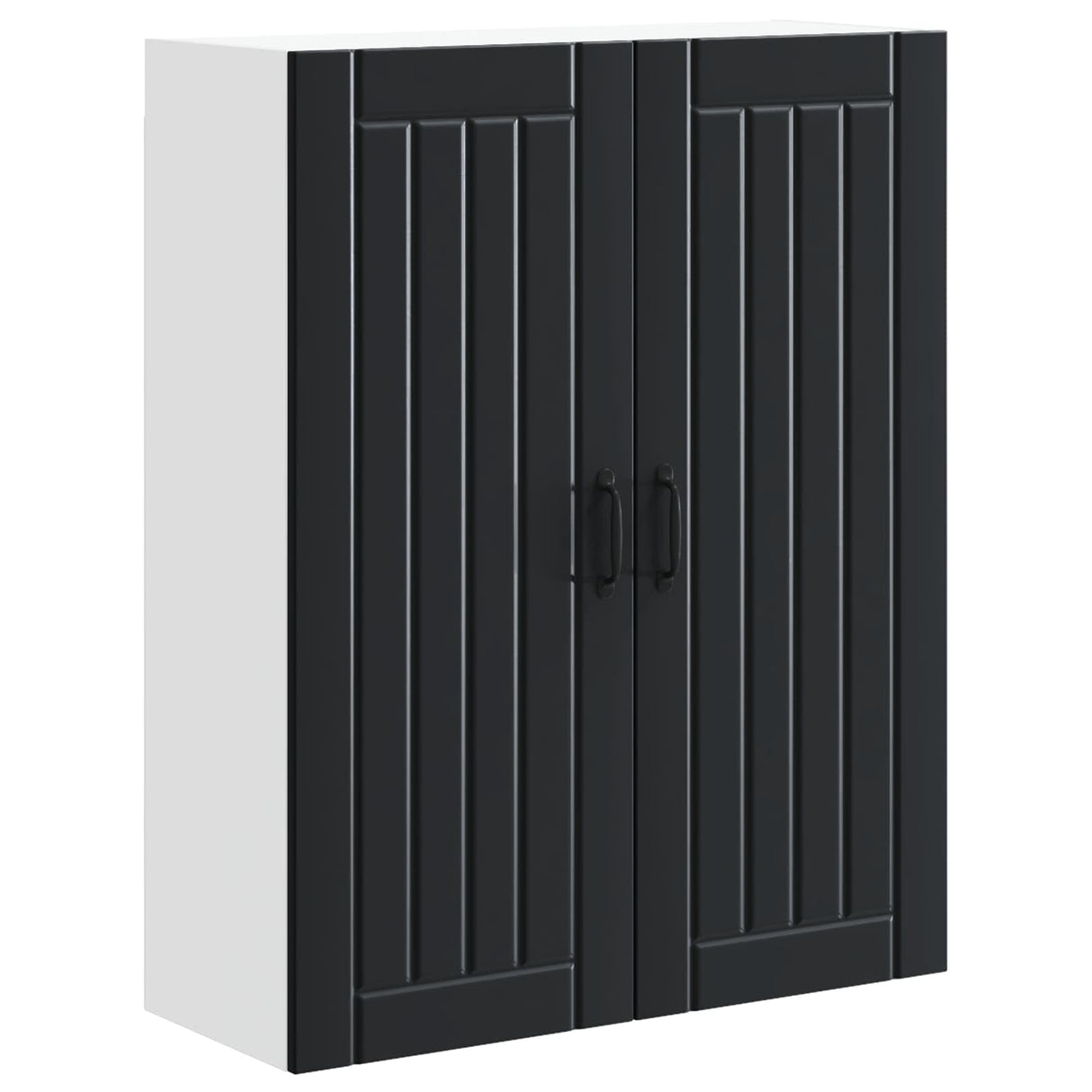 Wall Cabinet LUCCA Black 80 x 31 x 100 cm Engineered Wood