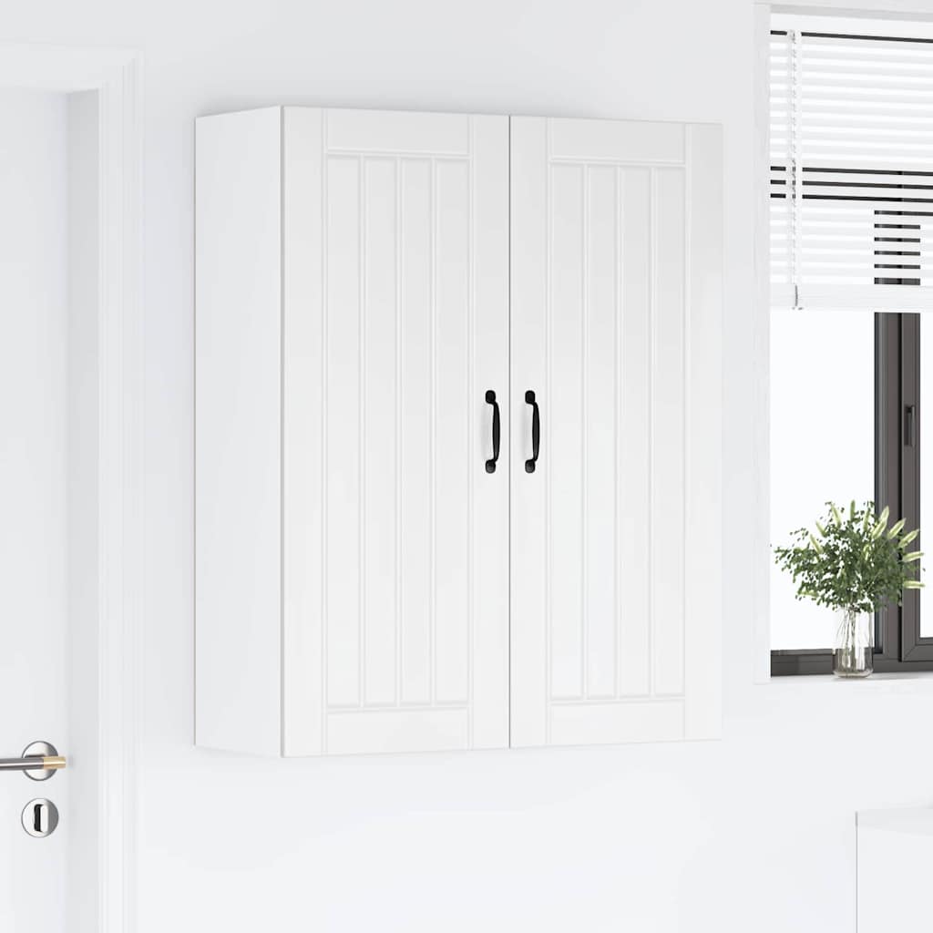 Kitchen Wall Cabinet High Gloss White 80 x 31 x 100 cm