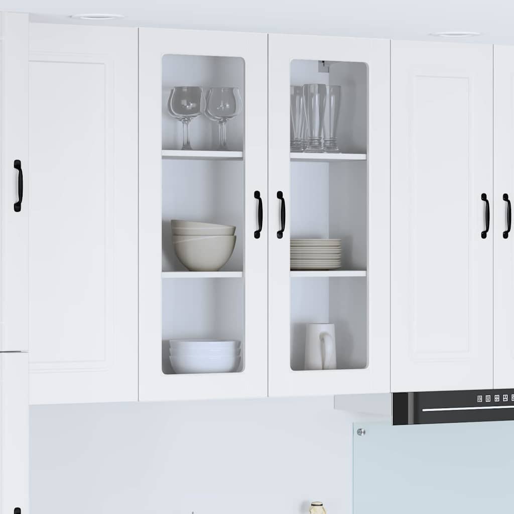 Kitchen Wall Cabinet White 80 x 31 x 100 cm Engineered Wood