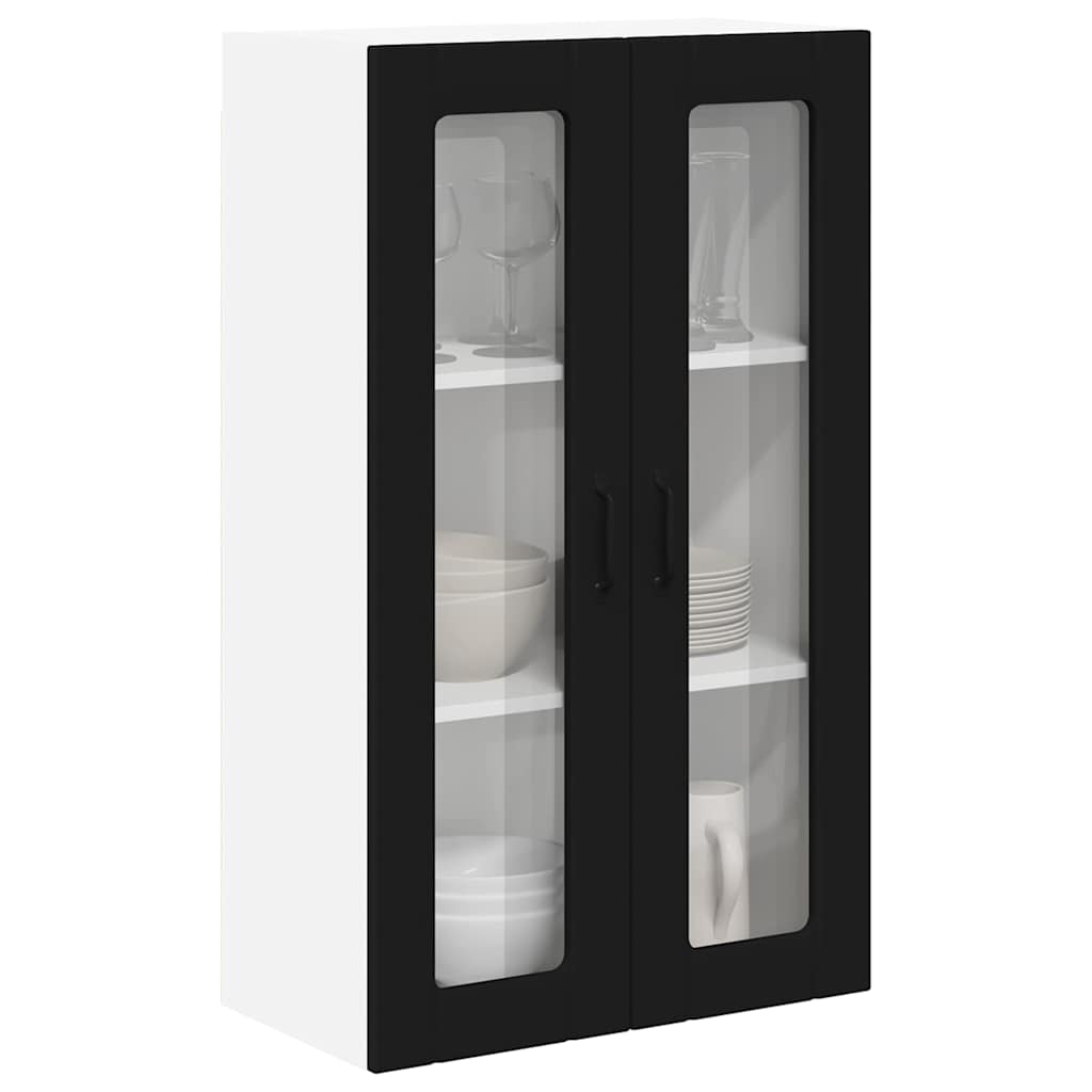 Kitchen Wall Cabinet Black 60 x 31 x 100 cm Engineered Wood