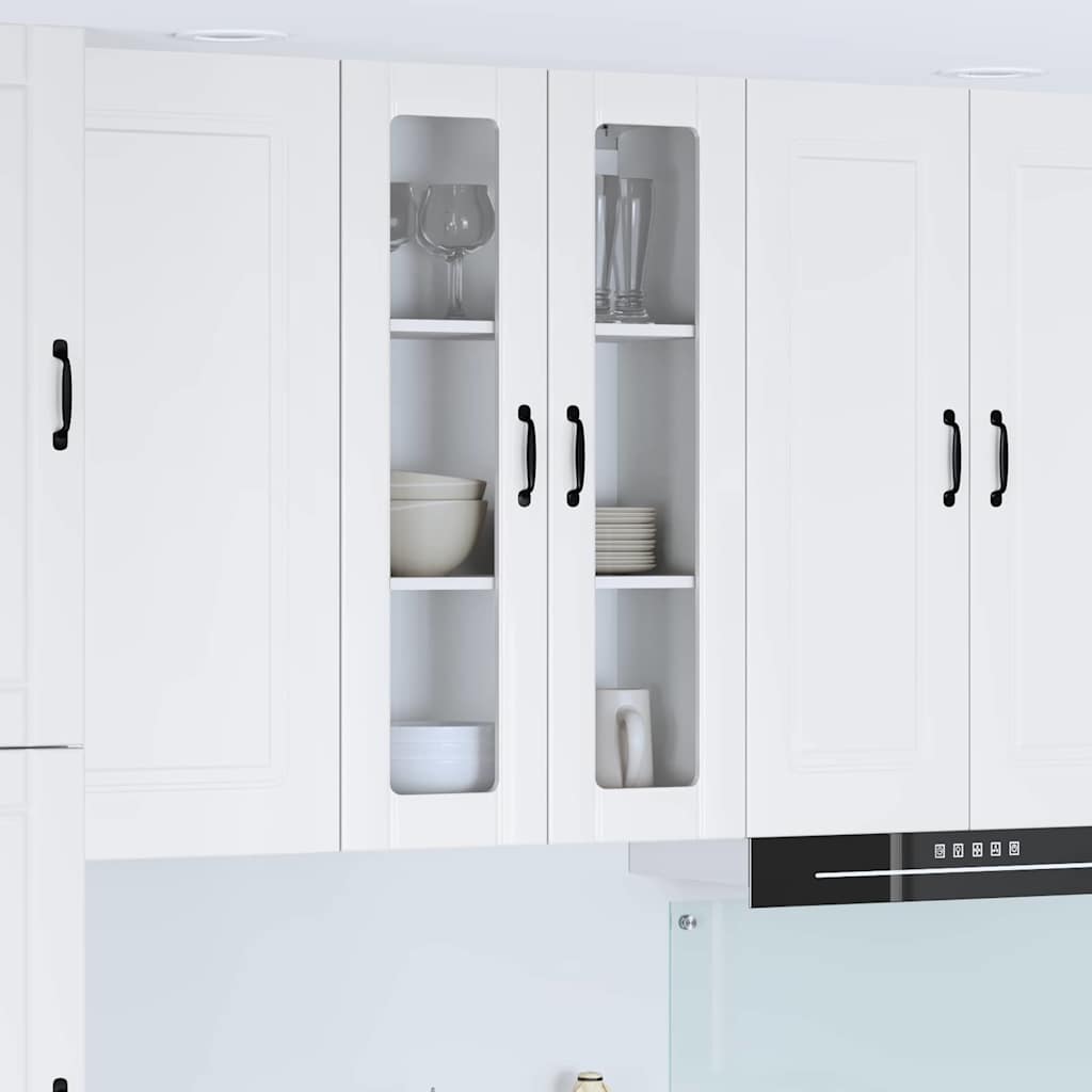 Kitchen Wall Cabinet High gloss white 60 x 31 x 100 cm