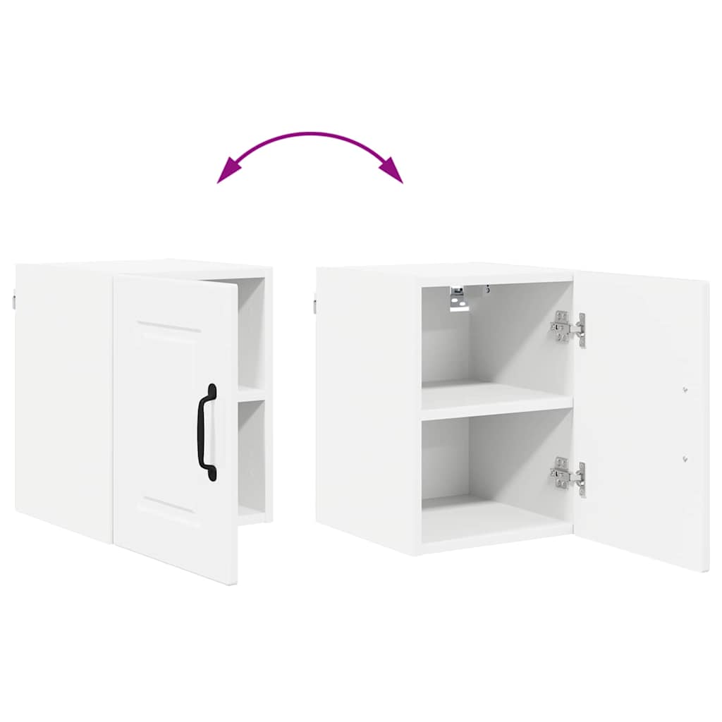 Kitchen Wall Cabinet with Door High Gloss White 30 x 31 x 40 cm