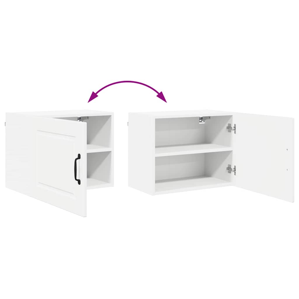 Kitchen Wall Cabinet with Door High Gloss White 50 x 31 x 40 cm