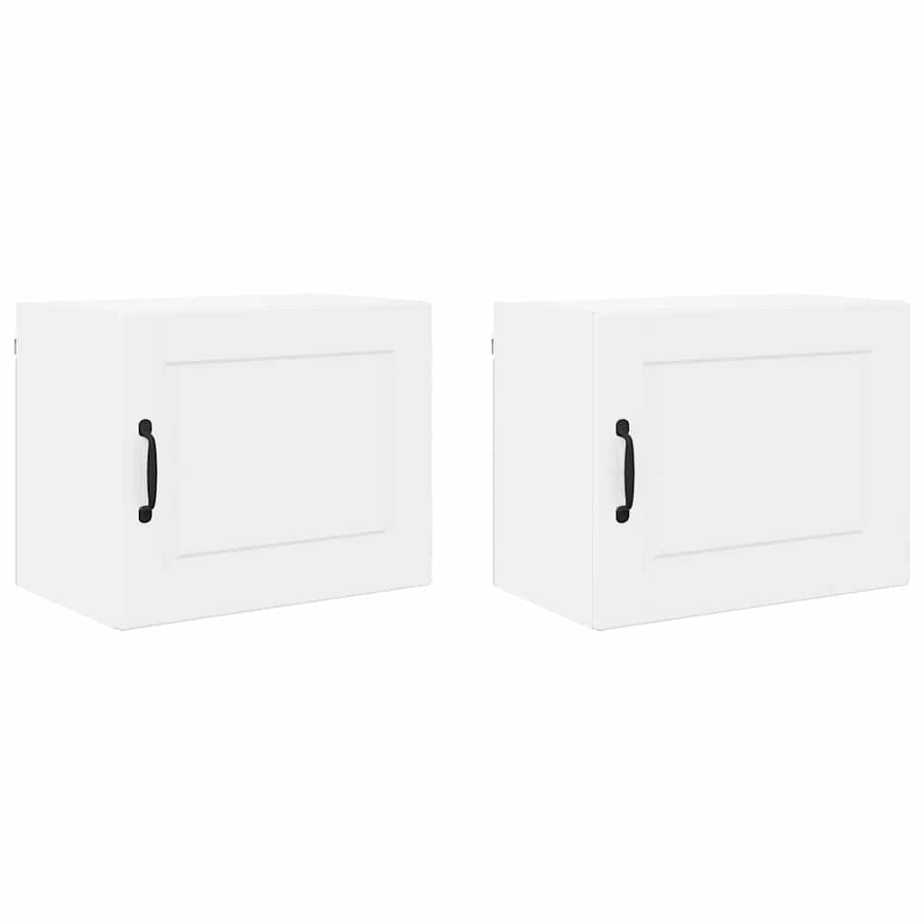 Kitchen Wall Cabinet 2 pcs High Gloss White 50 x 31 x 40 cm