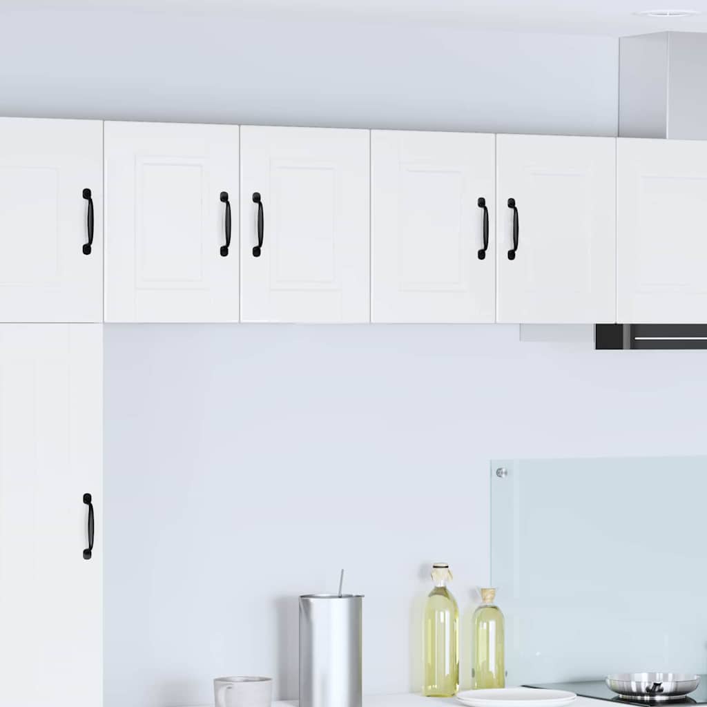 Kitchen Wall Cabinet with Door High Gloss White 60 x 31 x 40 cm