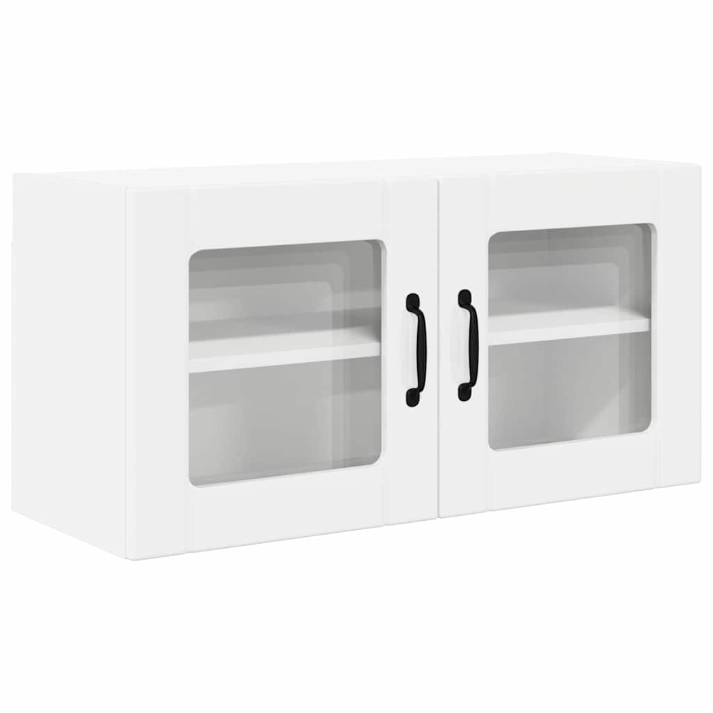 Kitchen Wall Cabinet with Door High Gloss White 80 x 31 x 40 cm