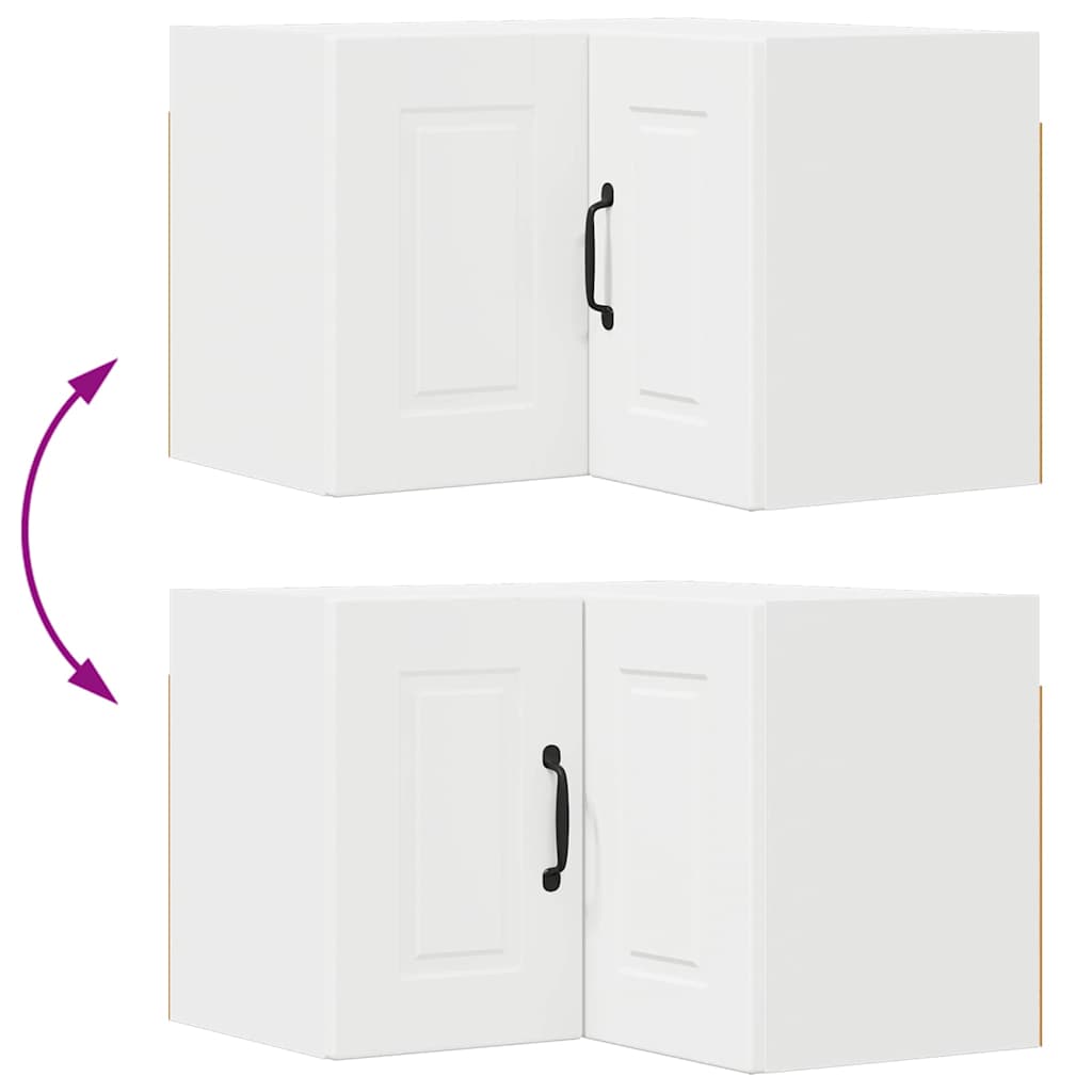 Kitchen Wall Cabinet White 57 x 57 x 40 cm Engineered Wood