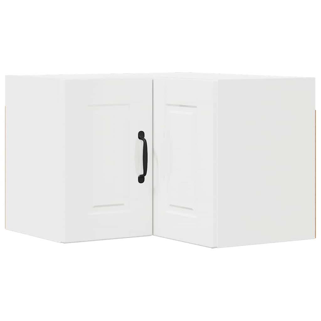 Kitchen Wall Cabinet with Door High Gloss White 57 x 57 x 40 cm