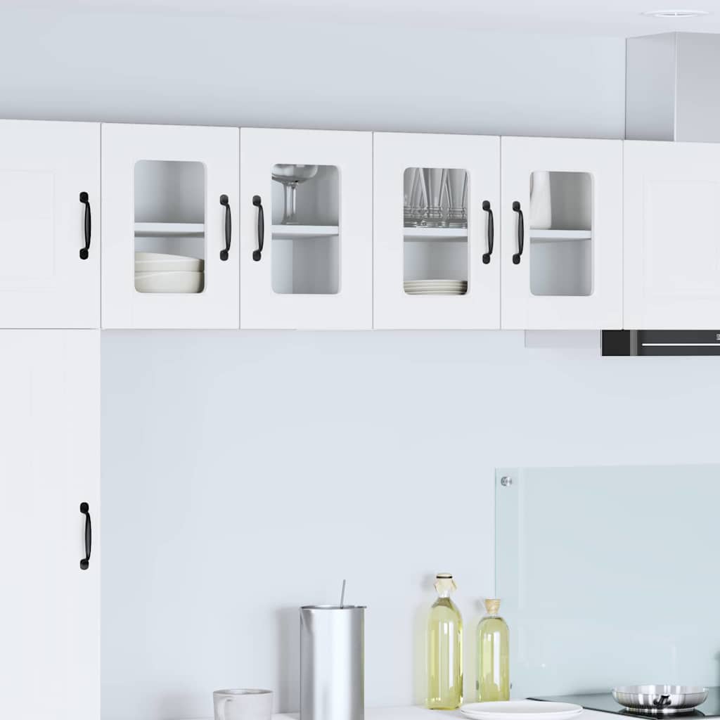 Kitchen Wall Cabinet with Shelf 2 pcs White 60 x 31 x 40 cm