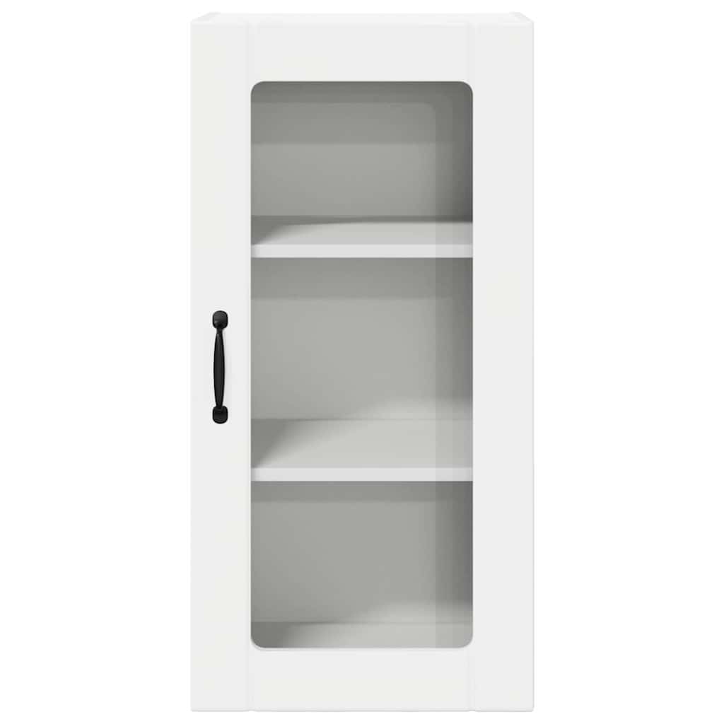 Kitchen Wall Cabinet with Door High Gloss White 40 x 31 x 80 cm