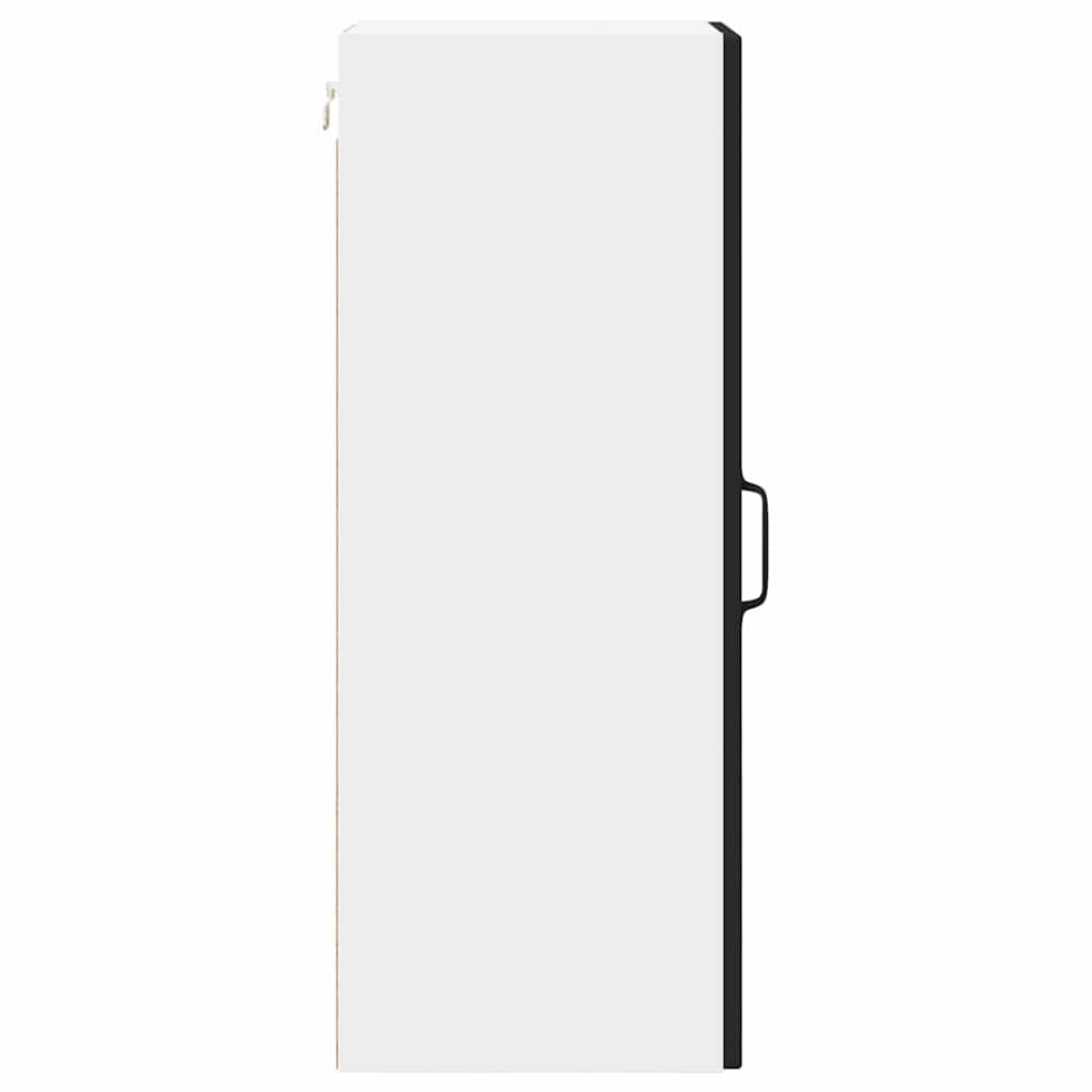 Kitchen Wall Cabinet with Shelf 2 pcs Black 30 x 31 x 80 cm