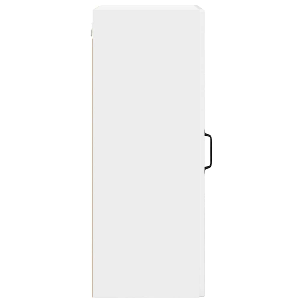 Kitchen Wall Cabinet with Door High Gloss White 40 x 31 x 80 cm