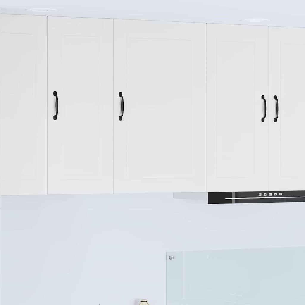 Kitchen Wall Cabinet with Door High Gloss White 50 x 31 x 80 cm