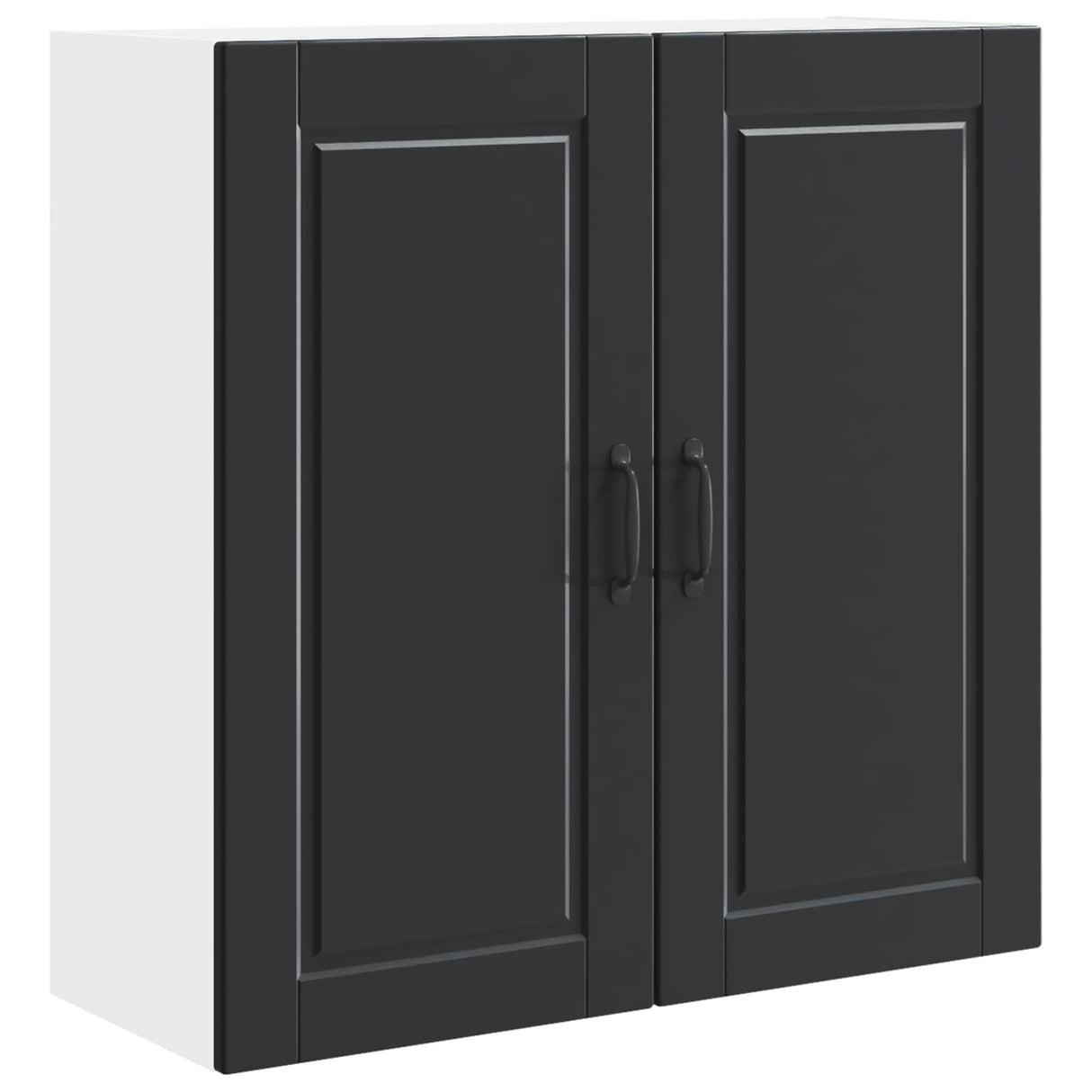 Wall Cabinet PORTO Black 80 x 31 x 80 cm Engineered Wood