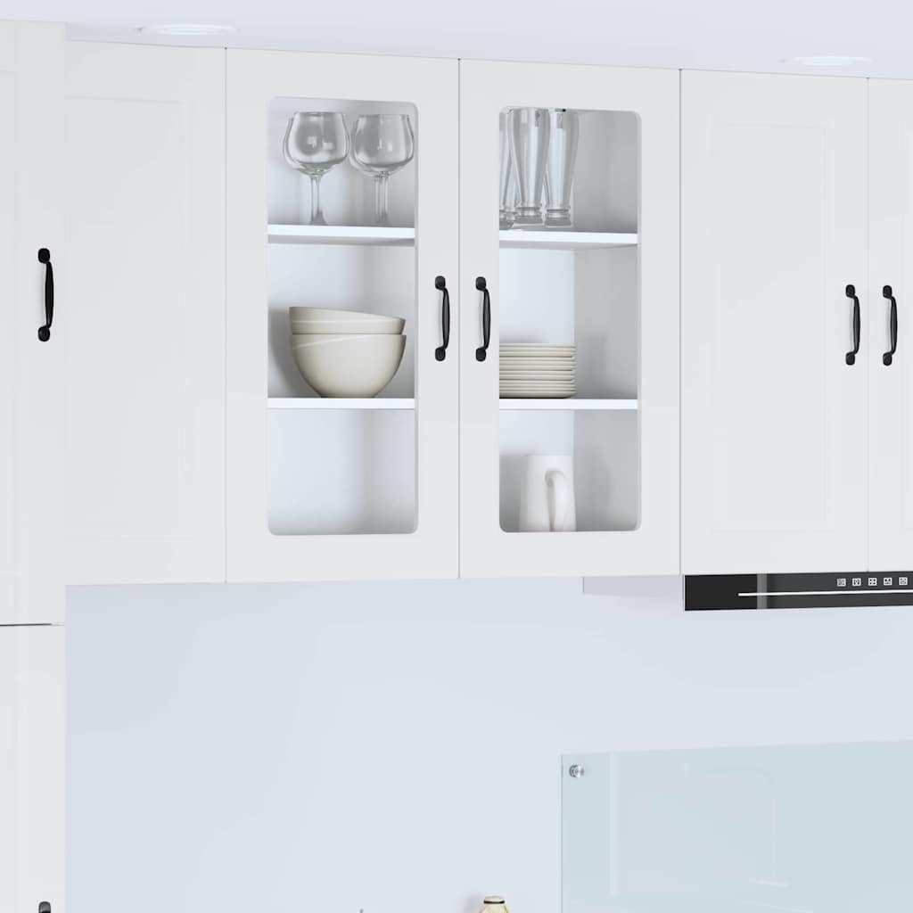 Kitchen Wall Cabinet White 80 x 31 x 80 cm Engineered Wood